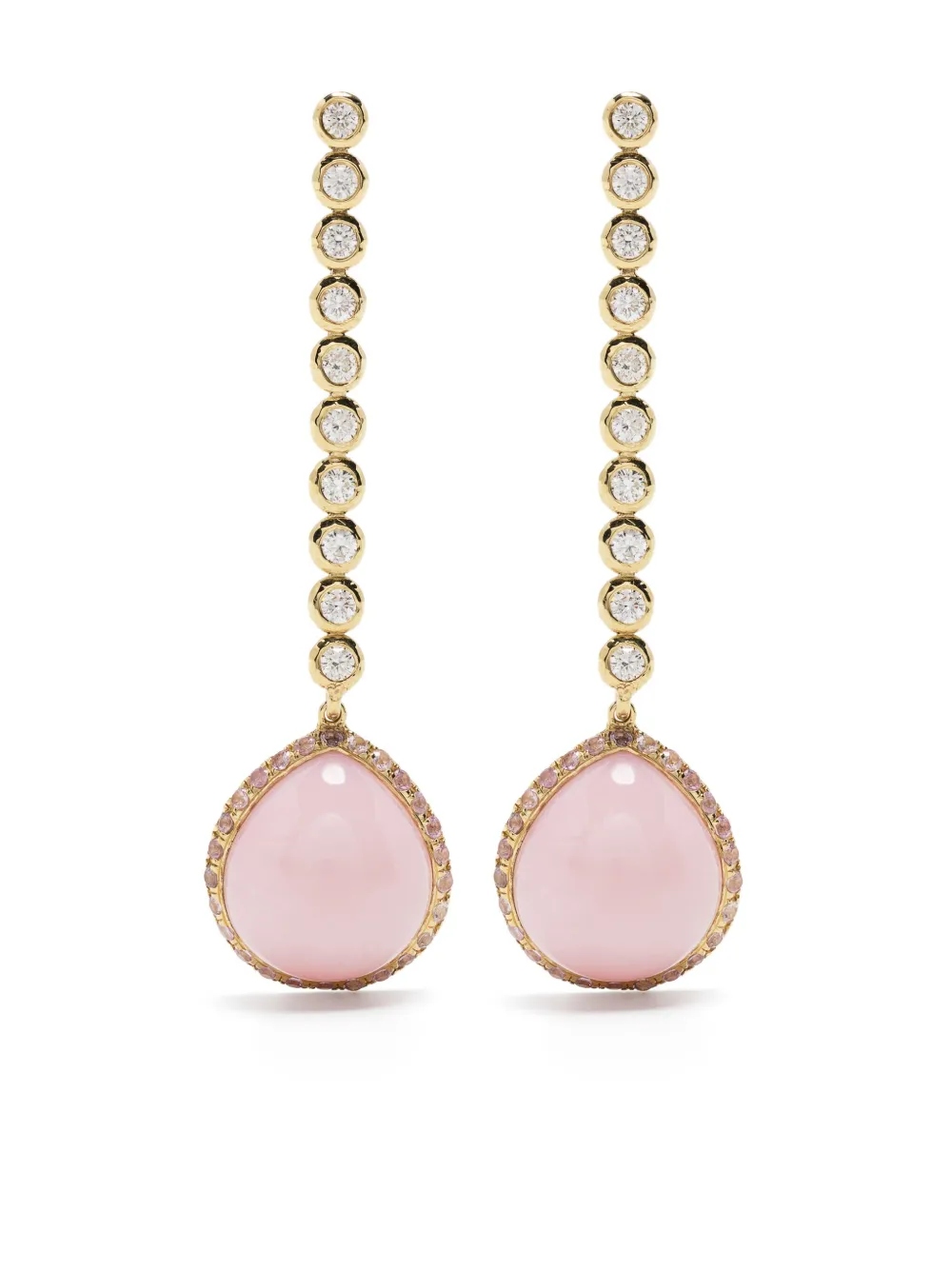 Серьги-подвески из желтого золота с бриллиантами и сапфирами Octavia Elizabeth, золотой
Серьги-подвески из желтого золота с бриллиантами и сапфирами Octavia Elizabeth, золотой