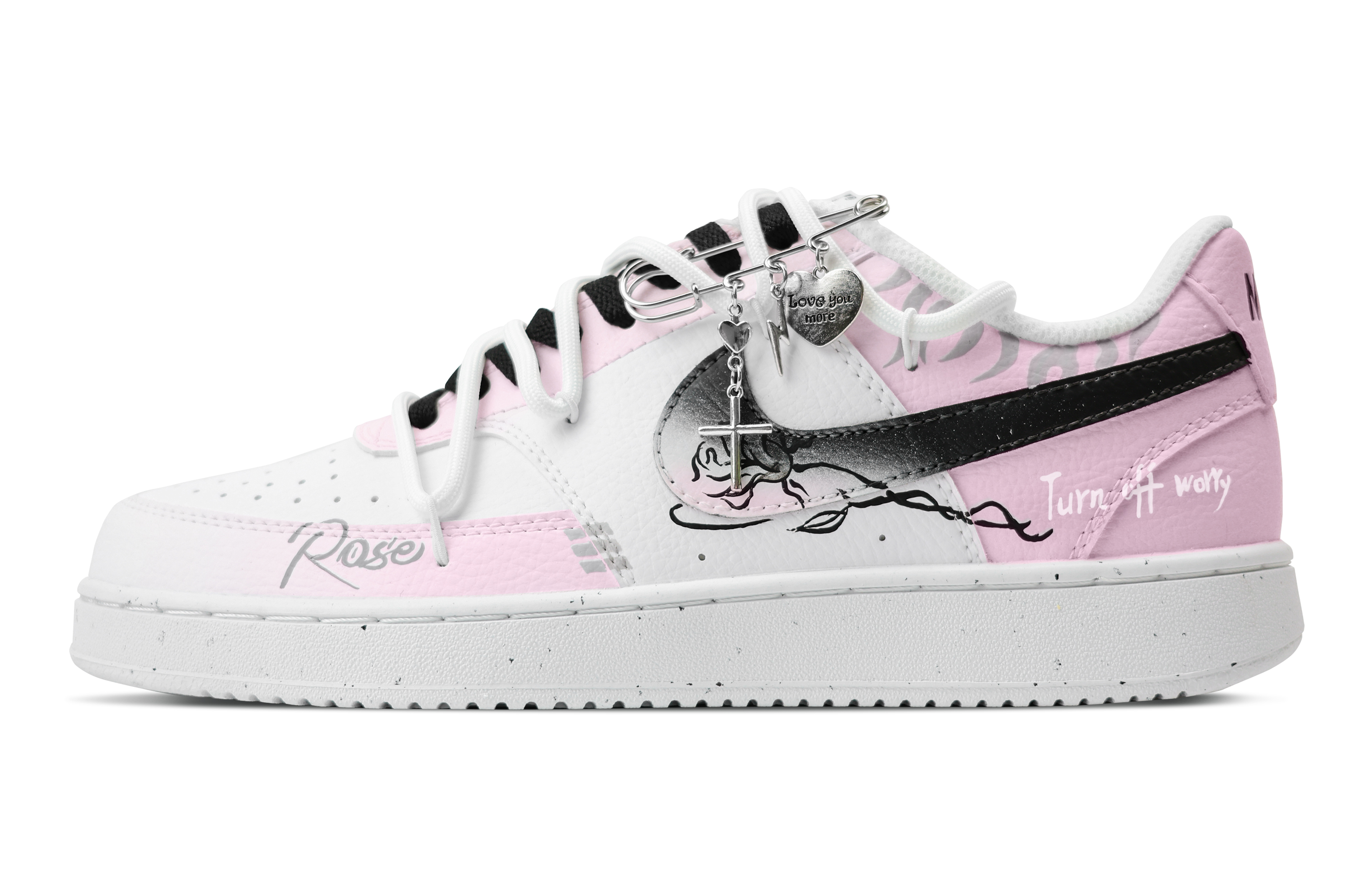 Nike Кроссовки для скейтборда Court Vision 1 с противоскользящим износостойким верхом, мужские, розовые, белые
Nike Кроссовки для скейтборда Court Vision 1 с противоскользящим износостойким верхом, мужские, розовые, белые