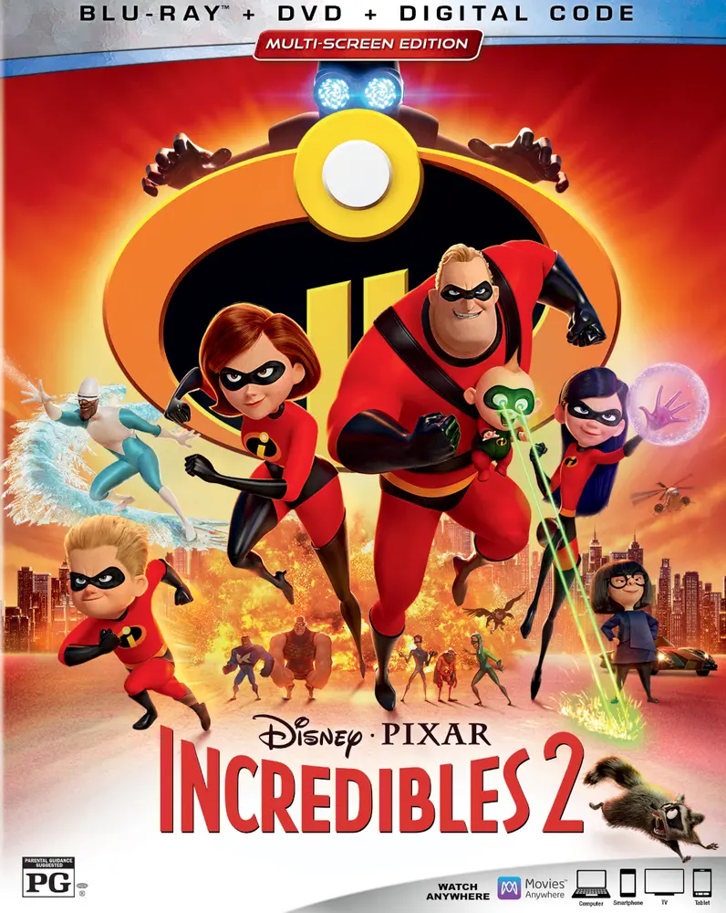 Диск Blu-ray Incredibles 2
Диск Blu-ray Incredibles 2