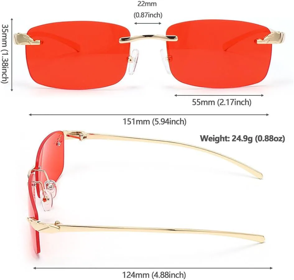 Солнцезащитные очки UV400 для мужчин и женщин | Без оправы, яркие цвета, прозрачные линзы | Для вождения и занятий спортом на открытом воздухе generic, Yellow
Солнцезащитные очки UV400 для мужчин и женщин | Без оправы, яркие цвета, прозрачные линзы | Для вождения и занятий спортом на открытом воздухе generic, Yellow