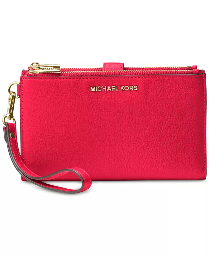 Дорожный кошелек Jet Set Double Zip Wristlet Michael Kors, зеленый 
Дорожный кошелек Jet Set Double Zip Wristlet Michael Kors, зеленый