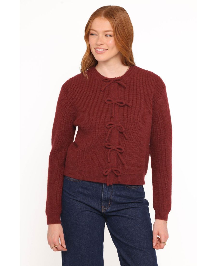 Женские кардиганы Wilde с бантом спереди Petal and Pup, Burgundy
Женские кардиганы Wilde с бантом спереди Petal and Pup, Burgundy