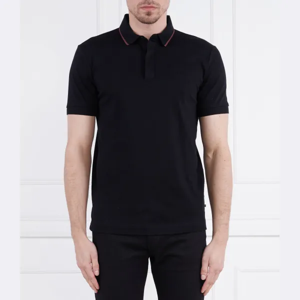 Рубашка поло узкого кроя Penrose 41_p Boss, черный 
Рубашка поло узкого кроя Penrose 41_p Boss, черный