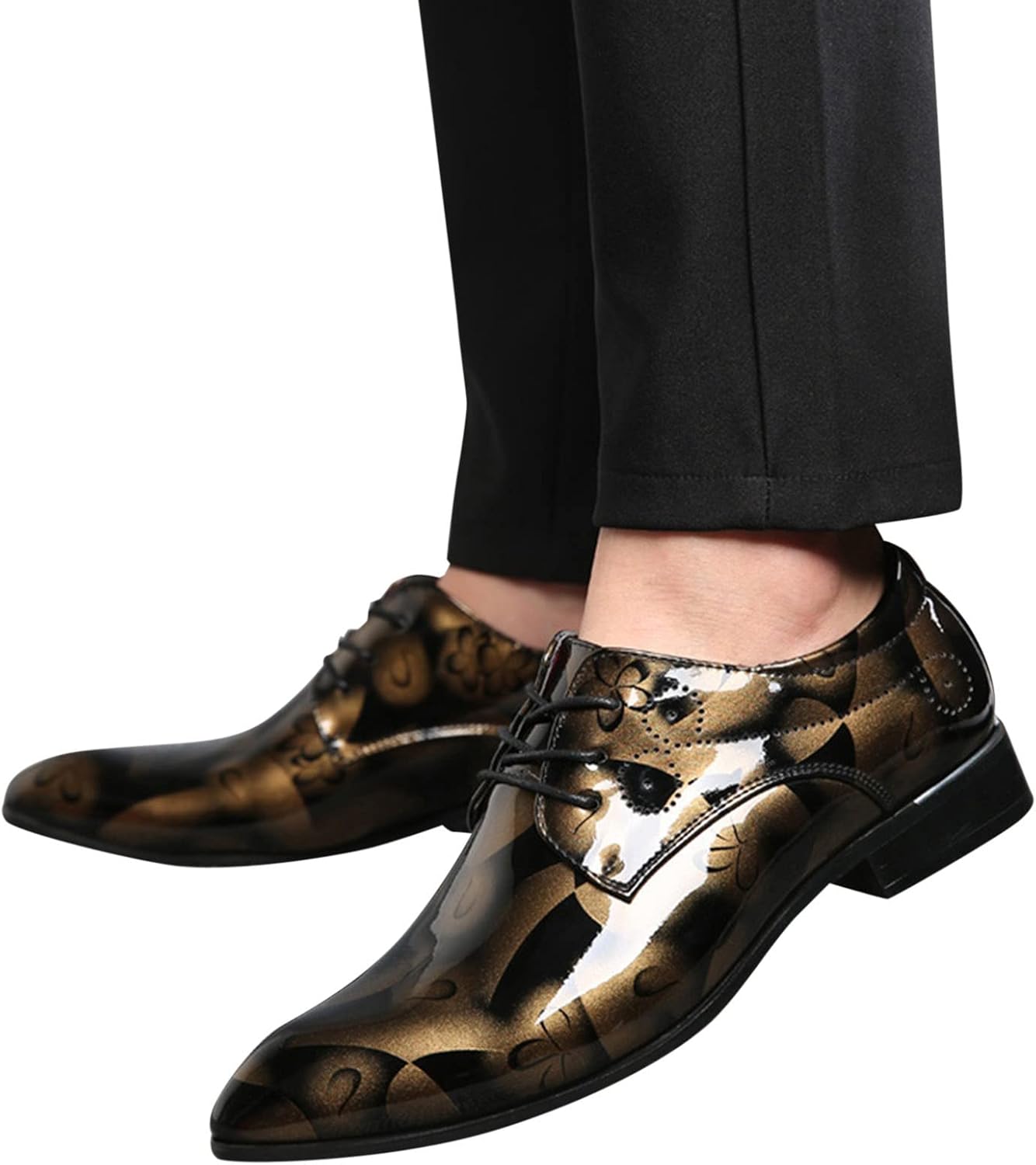 Мужские классические оксфорды Hbeylia, деловые формальные туфли с шнуровкой на 4 отверстия, британский стиль, легкая кожаная обувь на смокинг, заостренный носок, удобные туфли для принца, офиса, свадьбы, деловые туфли с крыльями, золотой
Мужские классические оксфорды Hbeylia, деловые формальные туфли с шнуровкой на 4 отверстия, британский стиль, легкая кожаная обувь на смокинг, заостренный носок, удобные туфли для принца, офиса, свадьбы, деловые туфли с крыльями, золотой