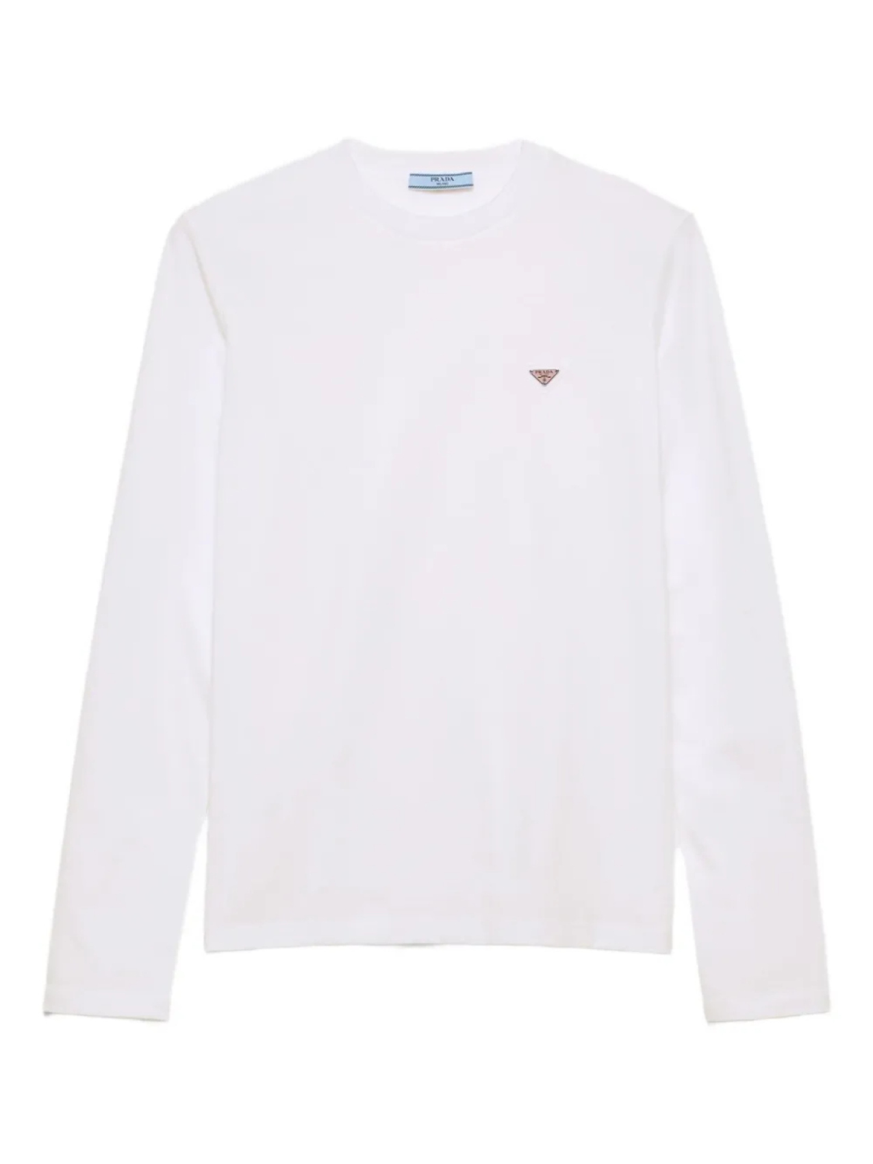Футболка Prada из джерси с длинными рукавами, белый
Футболка Prada из джерси с длинными рукавами, белый