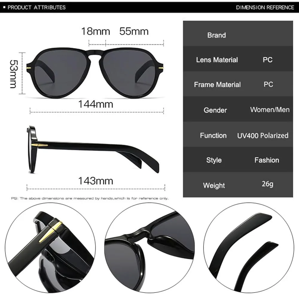 Ретро солнцезащитные очки для женщин, модные, с заклепками, градиентные, мужские солнцезащитные очки с защитой от УФ-излучения UV400 TKKTLLT, Black Green Tea
Ретро солнцезащитные очки для женщин, модные, с заклепками, градиентные, мужские солнцезащитные очки с защитой от УФ-излучения UV400 TKKTLLT, Black Green Tea