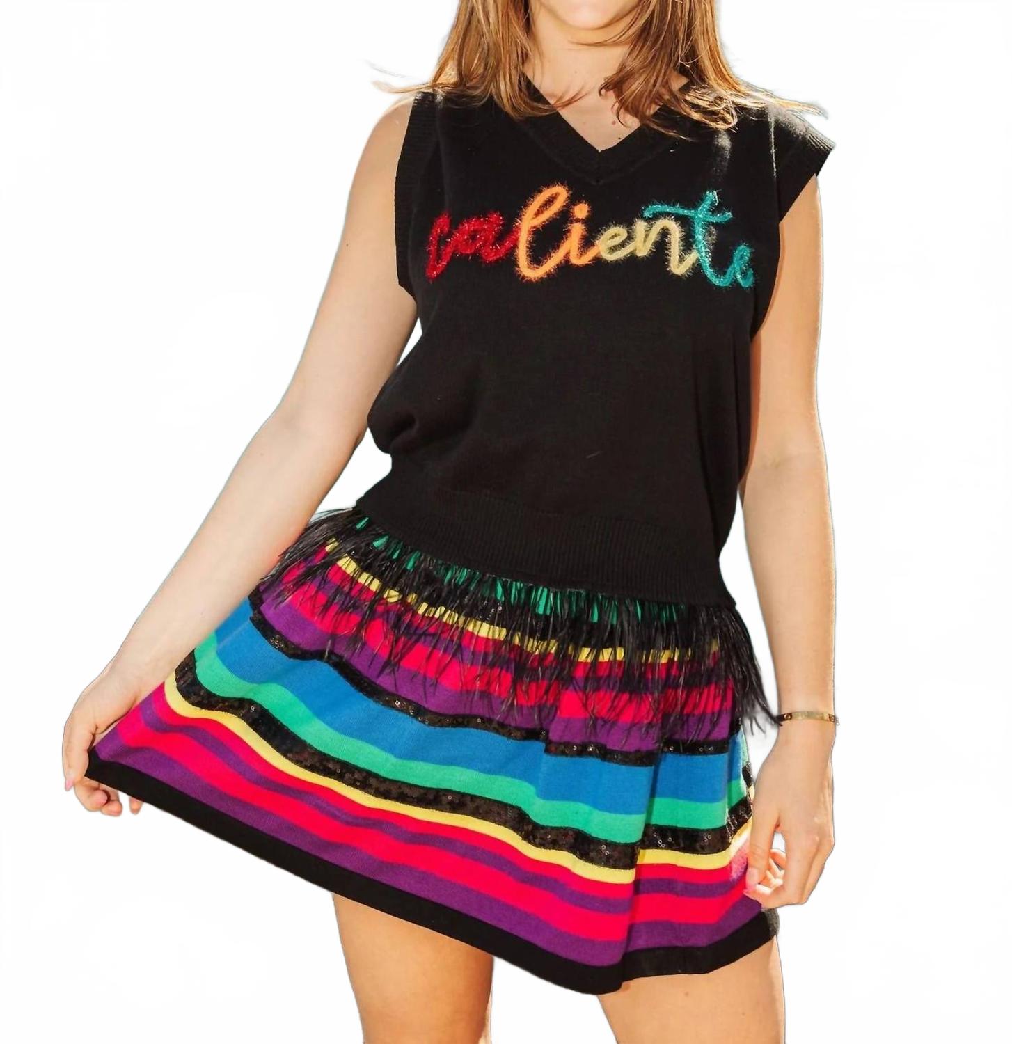 Майка-свитер Caliente Feather, черный цвет Queen Of Sparkles, черный
Майка-свитер Caliente Feather, черный цвет Queen Of Sparkles, черный