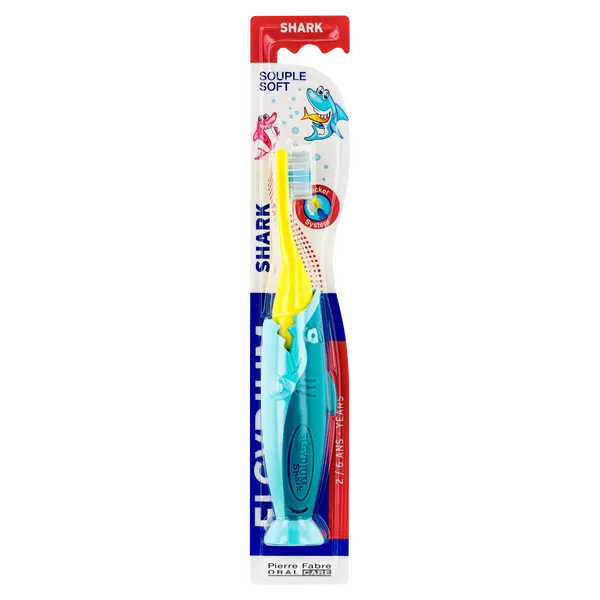 Зубная щетка Travel Shark для детей 2-6 лет, 1 шт. Elgydium Pocket
Зубная щетка Travel Shark для детей 2-6 лет, 1 шт. Elgydium Pocket