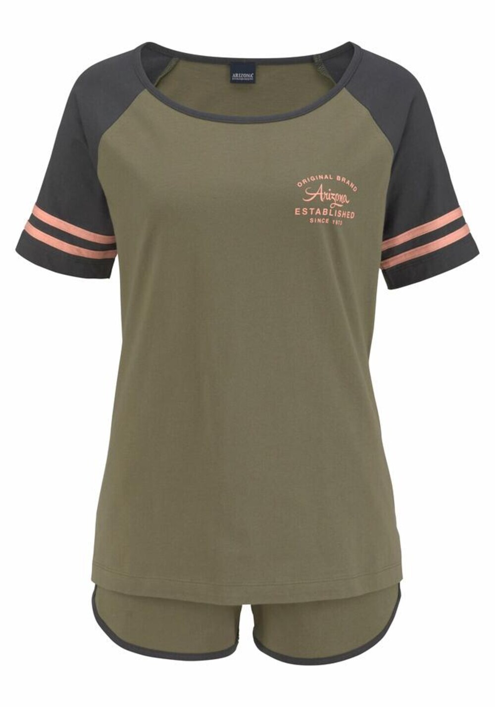 Короткий пижамный комплект ARIZONA, хаки
Короткий пижамный комплект ARIZONA, хаки