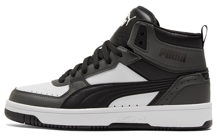 Кеды Puma Rebound Skateboarding Unisex, белый/черный/темно-серый 
Кеды Puma Rebound Skateboarding Unisex, белый/черный/темно-серый