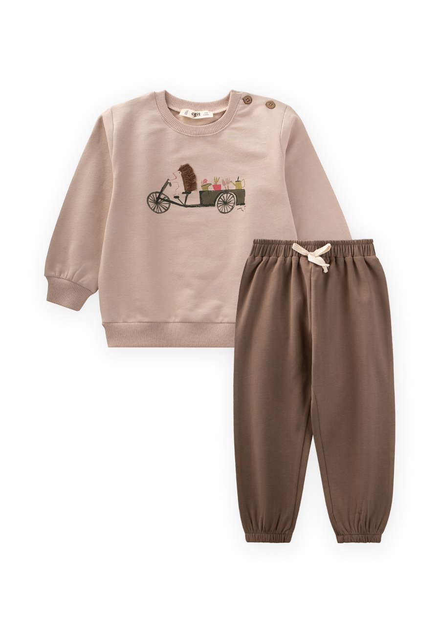 Толстовка Cigit JOGGERS SET, Beige
Толстовка Cigit JOGGERS SET, Beige