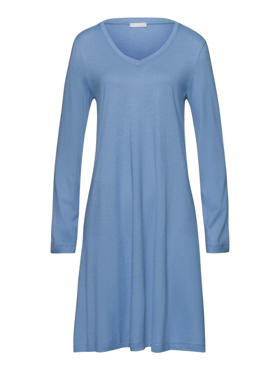 Ночная рубашка Hanro Nightgown Sleep & Lounge, светло-синий 
Ночная рубашка Hanro Nightgown Sleep & Lounge, светло-синий