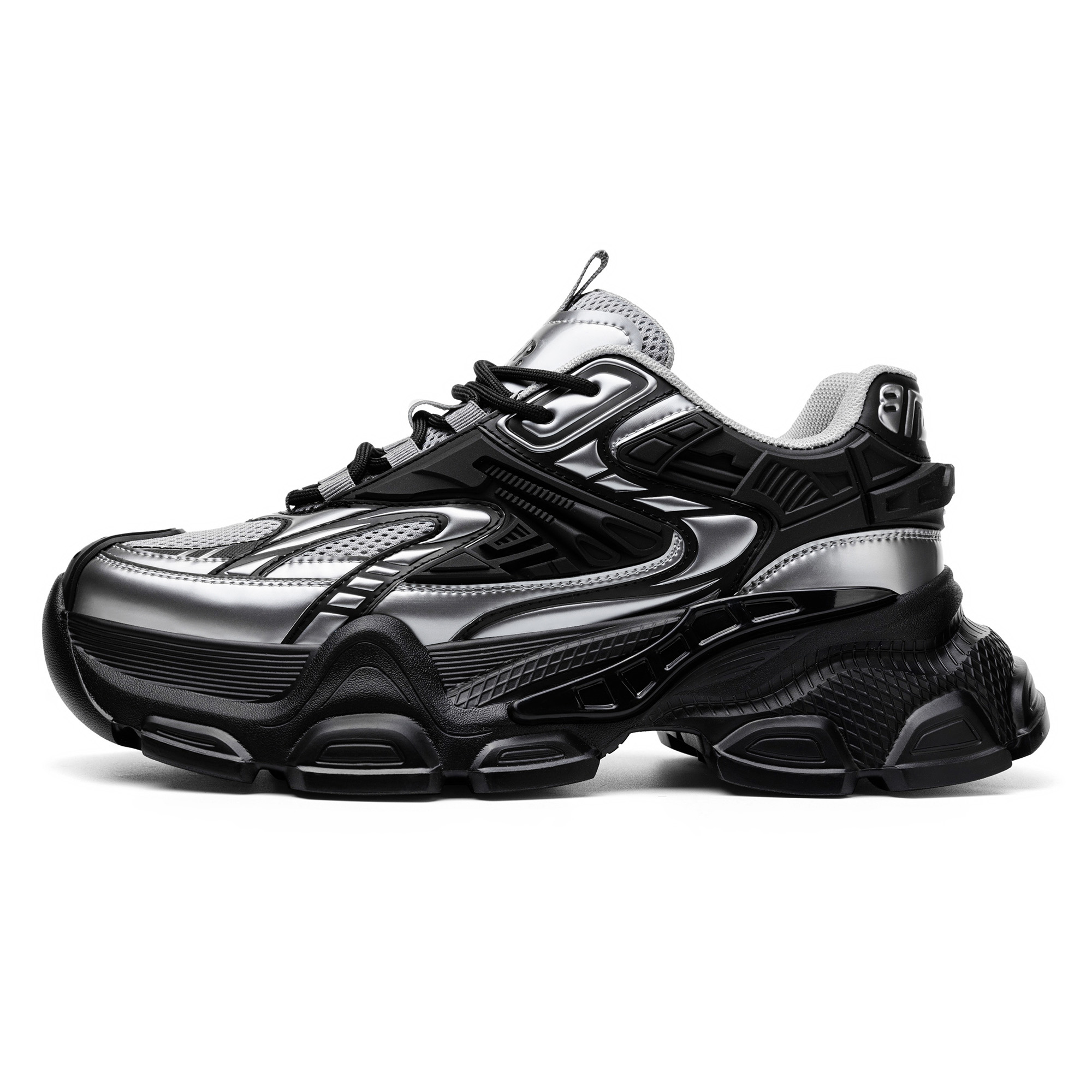 JEEP SPIRIT Дышащие, влагоотводящие, легкие низкие кроссовки Black Myth на массивной подошве для мужчин, черно-серебристого цвета
JEEP SPIRIT Дышащие, влагоотводящие, легкие низкие кроссовки Black Myth на массивной подошве для мужчин, черно-серебристого цвета