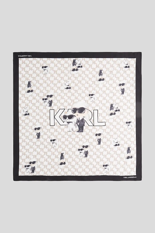 Шелковый шарф IKON Karl Lagerfeld, белый
Шелковый шарф IKON Karl Lagerfeld, белый