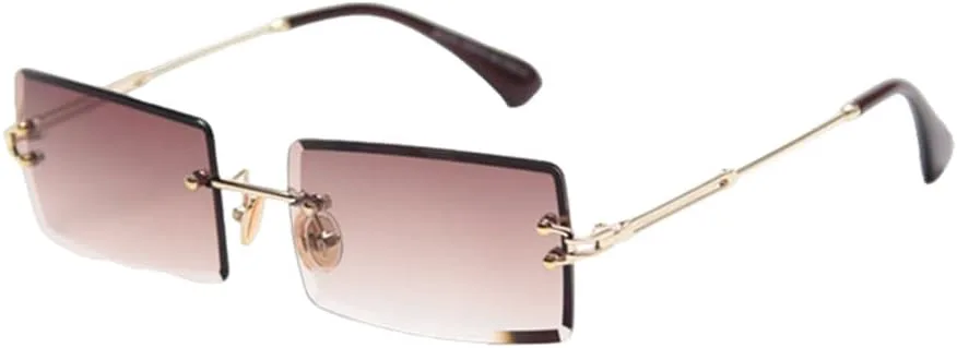 Солнцезащитные очки без оправы прямоугольной формы для женщин, ретро-солнцезащитные очки с градиентным переходом для мужчин, солнцезащитные очки UV400 VFDHN, C101
Солнцезащитные очки без оправы прямоугольной формы для женщин, ретро-солнцезащитные очки с градиентным переходом для мужчин, солнцезащитные очки UV400 VFDHN, C101