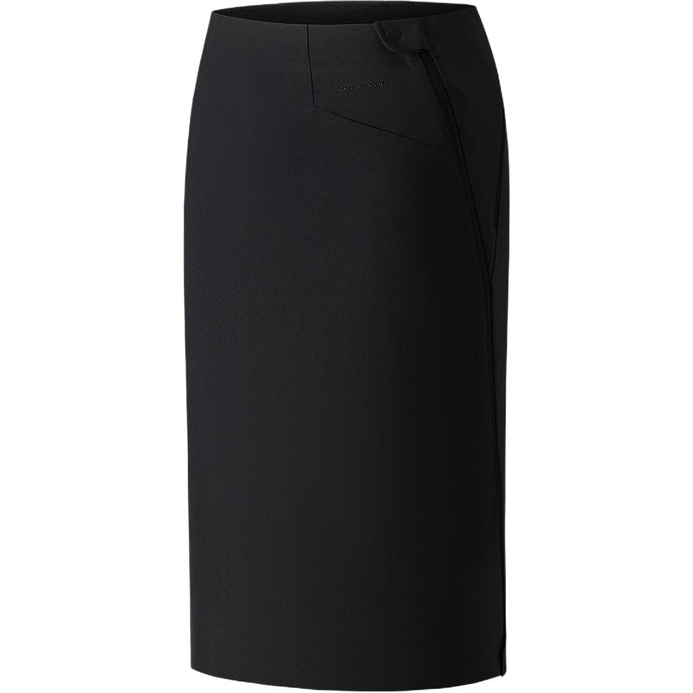 ANTA Повседневная длинная юбка для женщин, черная, средней длины
ANTA Повседневная длинная юбка для женщин, черная, средней длины