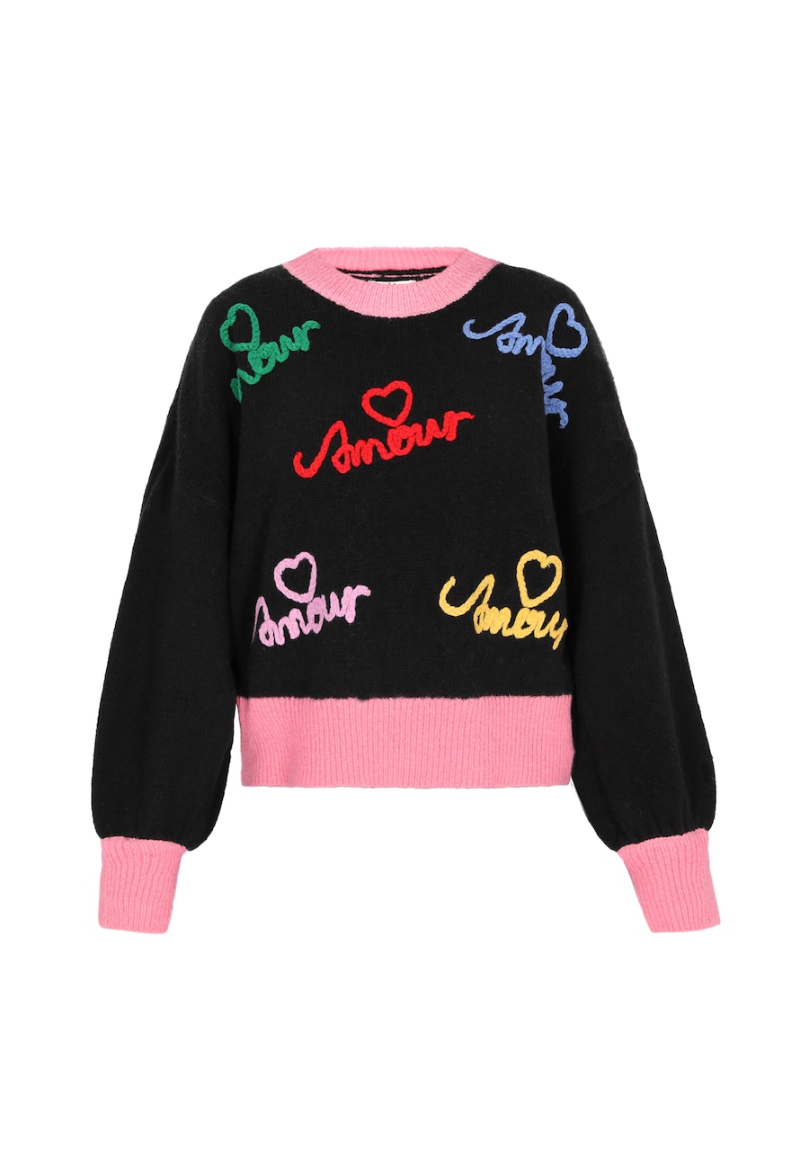 Большой свитер MYMO Young Fashion, черный
Большой свитер MYMO Young Fashion, черный
