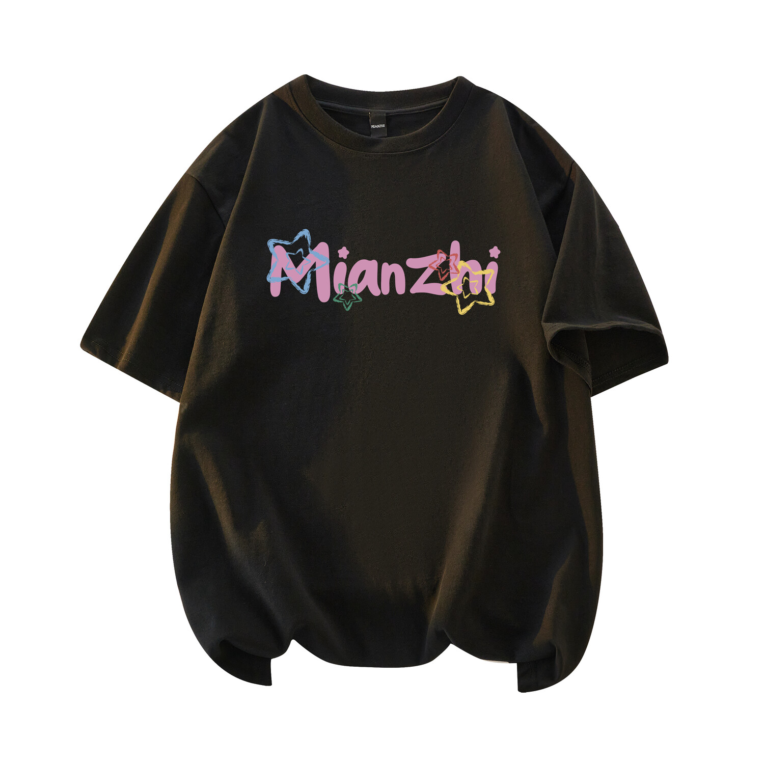 Mianzhi Хлопковая футболка унисекс, Черный
Mianzhi Хлопковая футболка унисекс, Черный