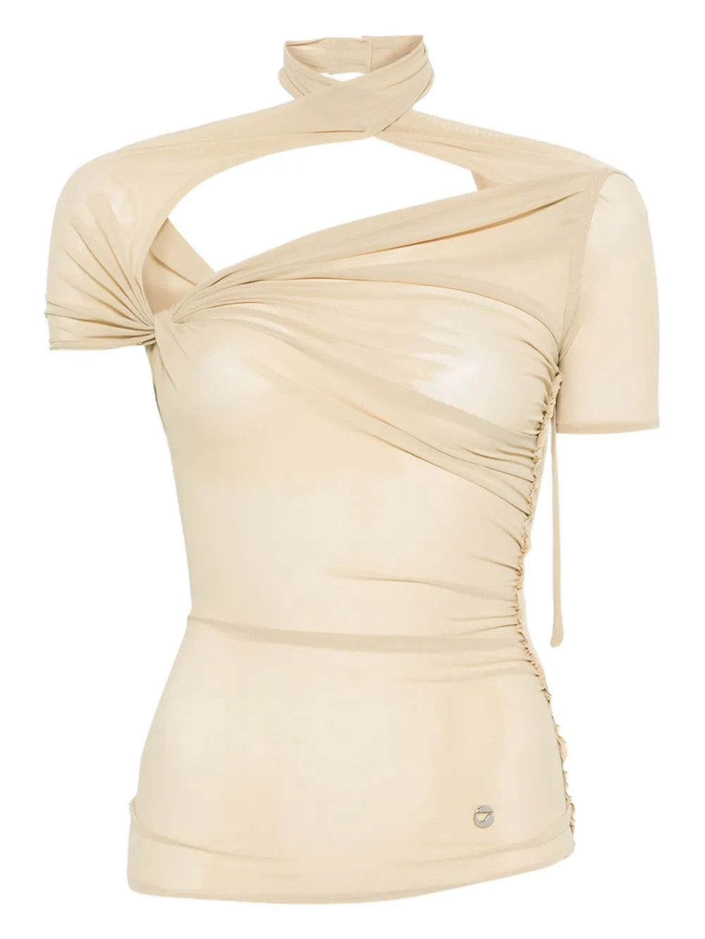 Сетчатый топ с драпировкой COPERNI, нейтральный
Сетчатый топ с драпировкой COPERNI, нейтральный