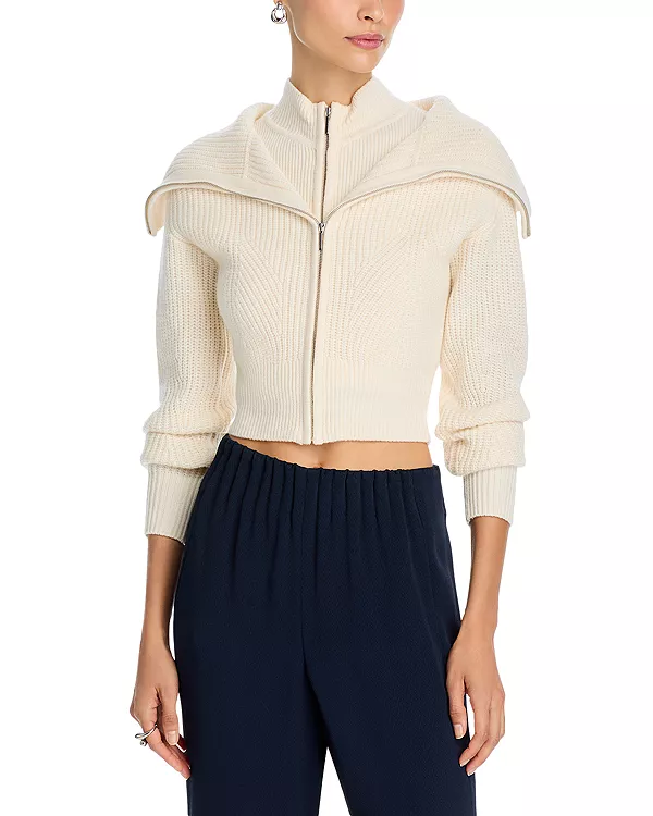 Шерстяной многослойный свитер Jayne на молнии спереди Derek Lam 10 Crosby, белый
Шерстяной многослойный свитер Jayne на молнии спереди Derek Lam 10 Crosby, белый