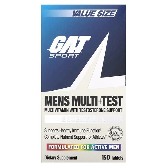 Поливитамины GAT Mens Multi + Test, 150 таблеток
Поливитамины GAT Mens Multi + Test, 150 таблеток
