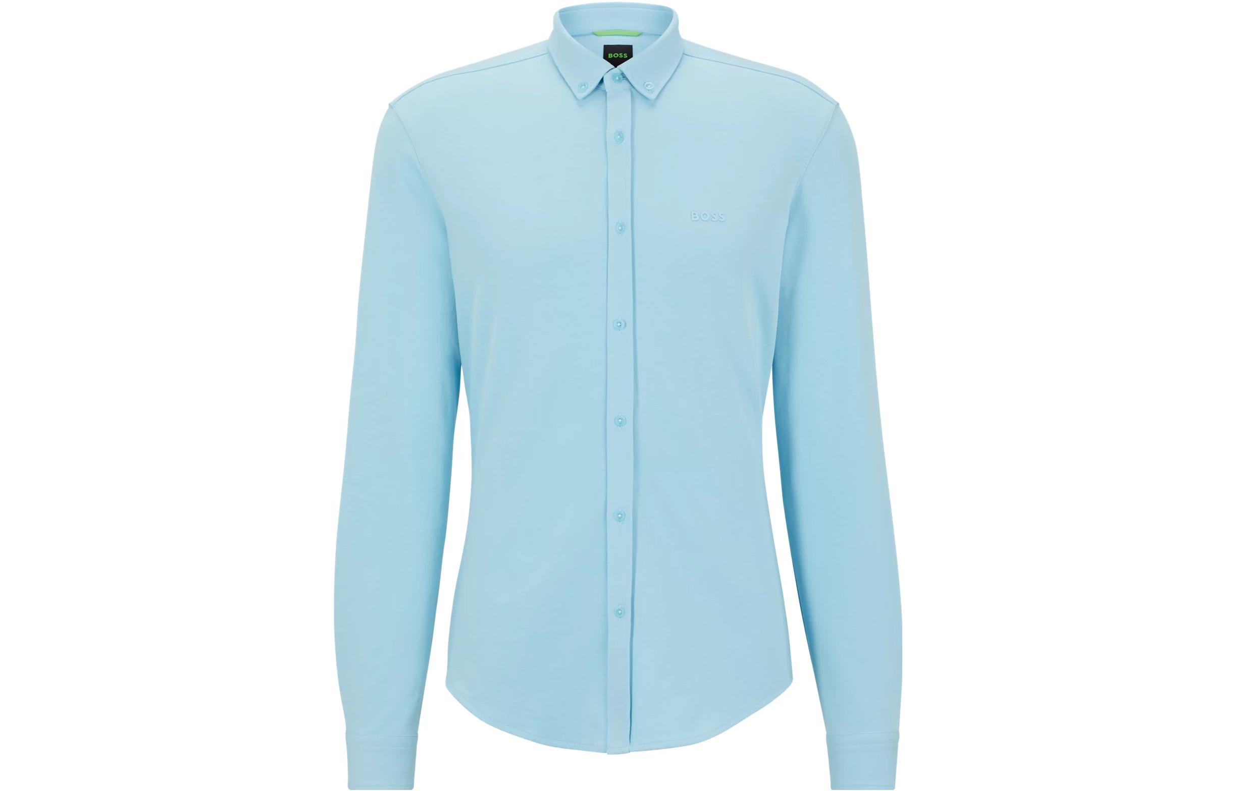 HUGO BOSS Рубашка с длинным рукавом мужская светло-голубая
HUGO BOSS Рубашка с длинным рукавом мужская светло-голубая