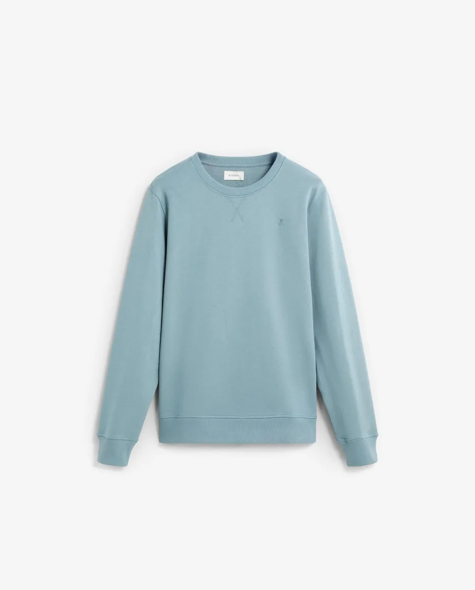 Мужская базовая толстовка из хлопка с обычной посадкой Scalpers, небесно-голубой
Мужская базовая толстовка из хлопка с обычной посадкой Scalpers, небесно-голубой