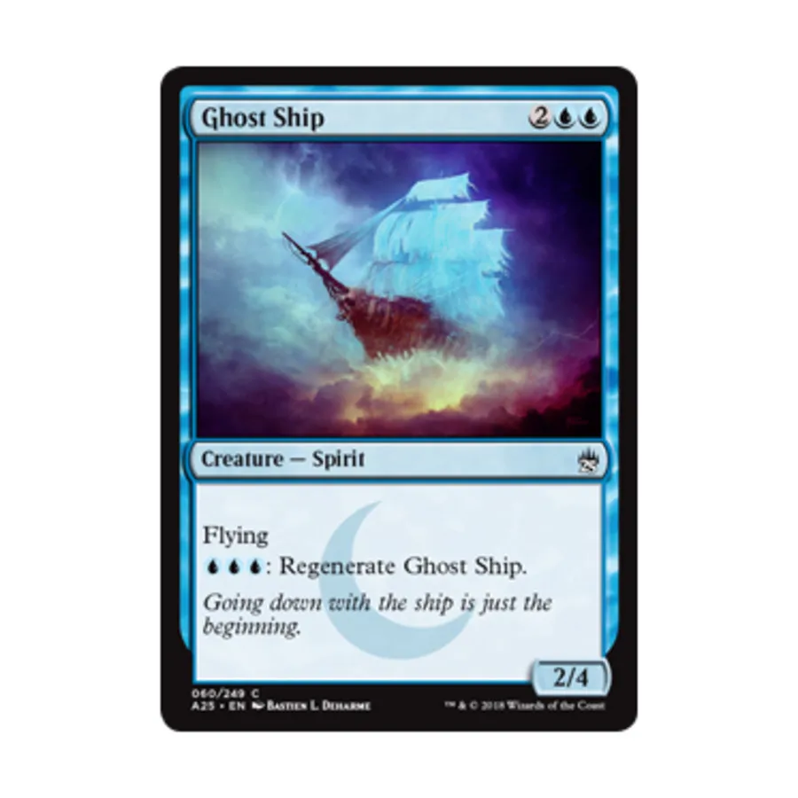 CCG Корабль-призрак (C) (фольга), MTG - Masters 25
CCG Корабль-призрак (C) (фольга), MTG - Masters 25