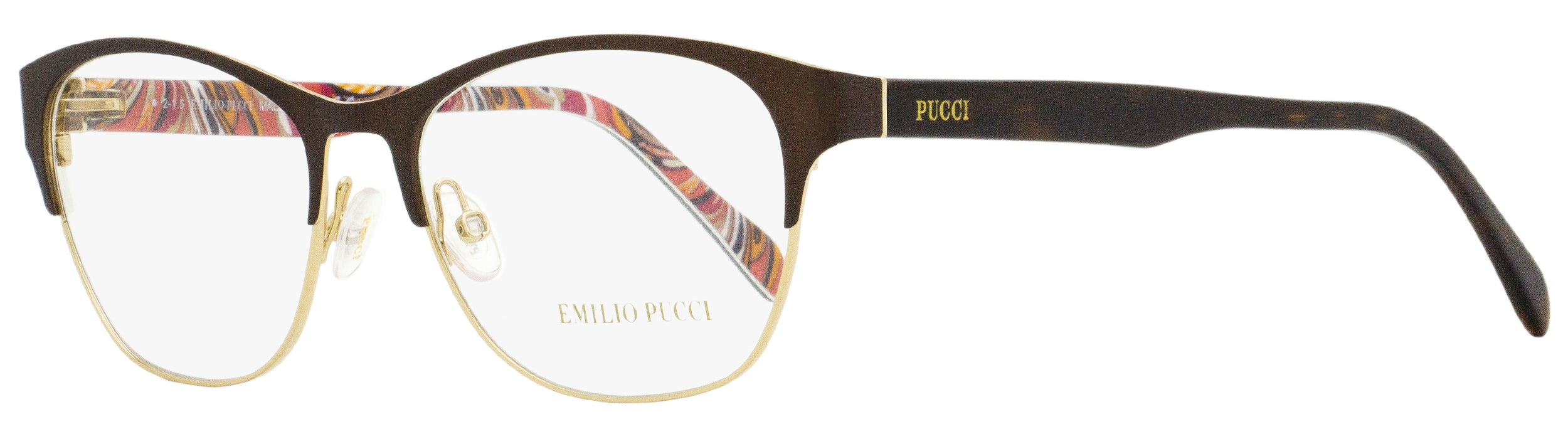 Женские овальные очки Emilio Pucci EP5029 048 коричневые/золотые/гаванские 53 мм
Женские овальные очки Emilio Pucci EP5029 048 коричневые/золотые/гаванские 53 мм