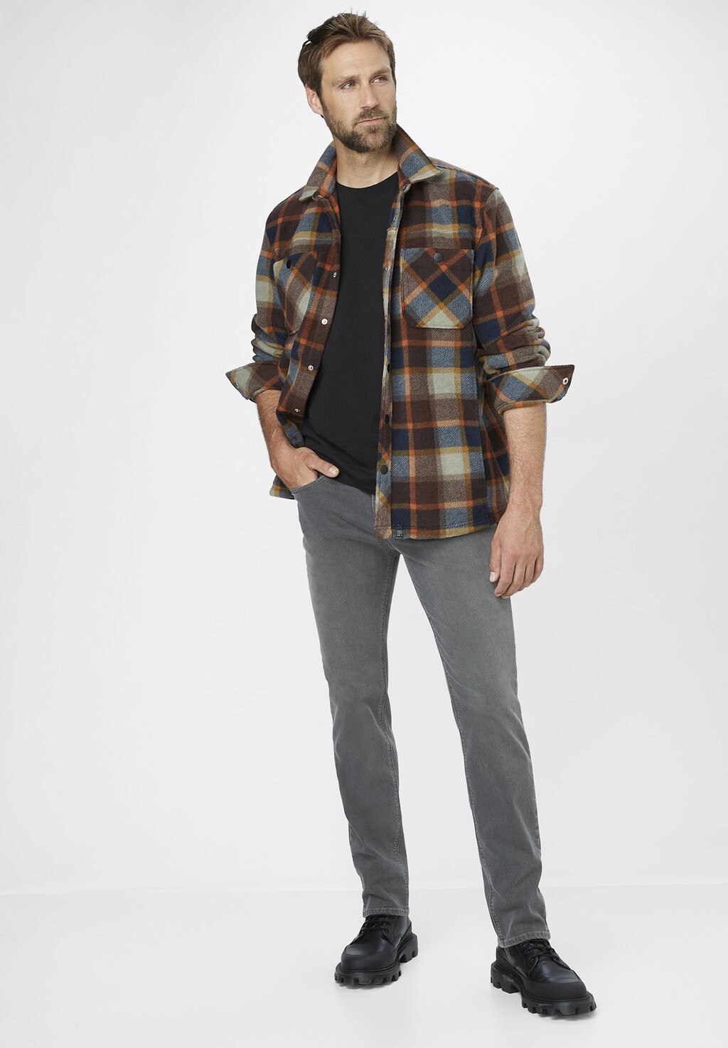 Джинсы облегающего кроя PIPE 5POCKET MIT MOTION COMFORT STRETCH Paddock's, серый деним
Джинсы облегающего кроя PIPE 5POCKET MIT MOTION COMFORT STRETCH Paddock's, серый деним