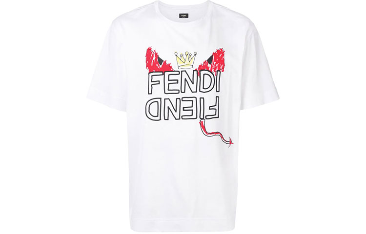 FENDI Футболка мужская белая, Белый, FENDI Футболка мужская белая
FENDI Футболка мужская белая, Белый, FENDI Футболка мужская белая