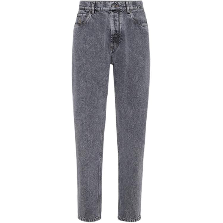 Джинсы с нашивкой Logo Patch Brunello Cucinelli, серый
Джинсы с нашивкой Logo Patch Brunello Cucinelli, серый