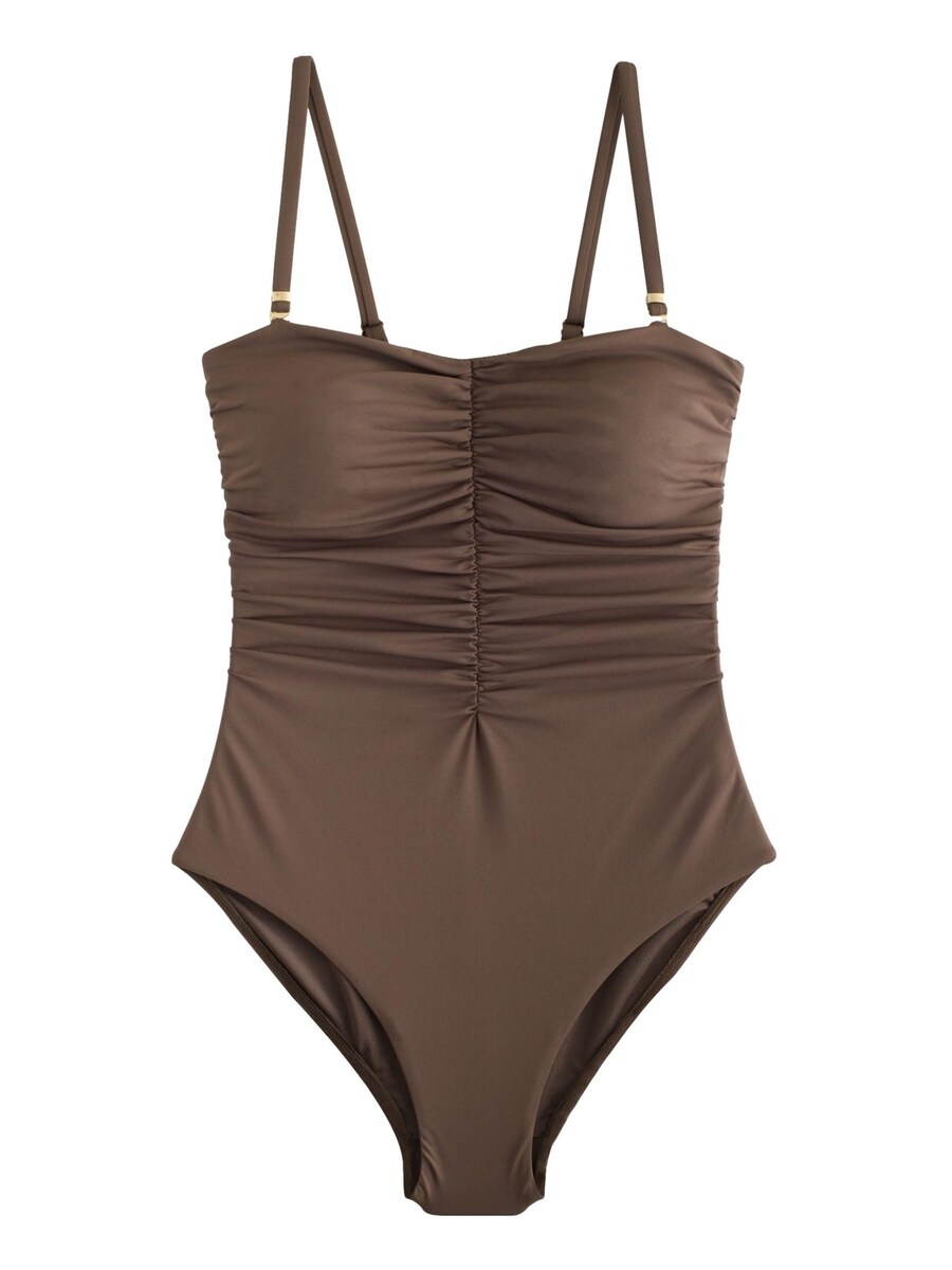 Утягивающий купальник-бандо Next, шоколадный
Утягивающий купальник-бандо Next, шоколадный