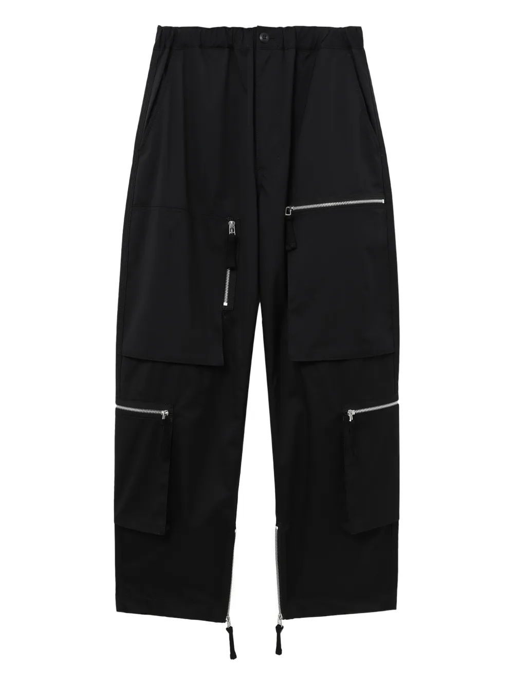 Брюки карго с карманом на молнии Comme des Garçons Homme, черный 
Брюки карго с карманом на молнии Comme des Garçons Homme, черный