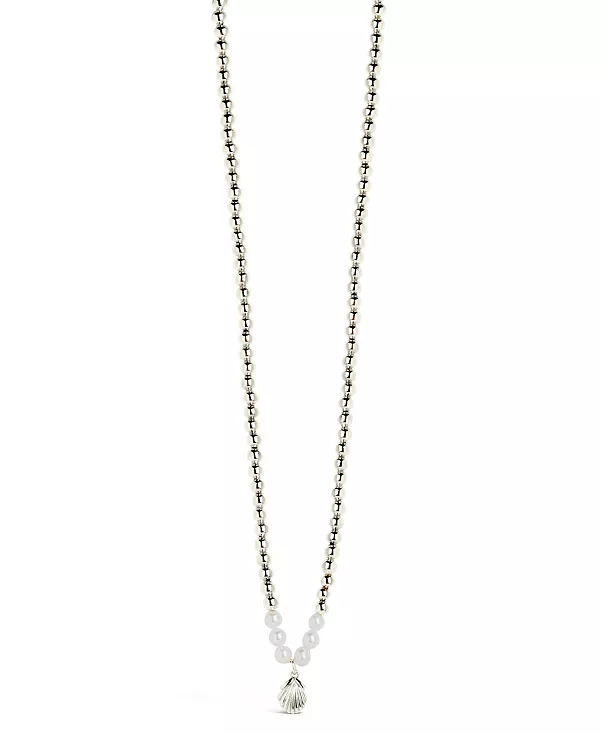 Ожерелье с подвеской из искусственного жемчуга и ракушек серебристого или золотистого оттенка «Марджори» Sterling Forever, silver
Ожерелье с подвеской из искусственного жемчуга и ракушек серебристого или золотистого оттенка «Марджори» Sterling Forever, silver