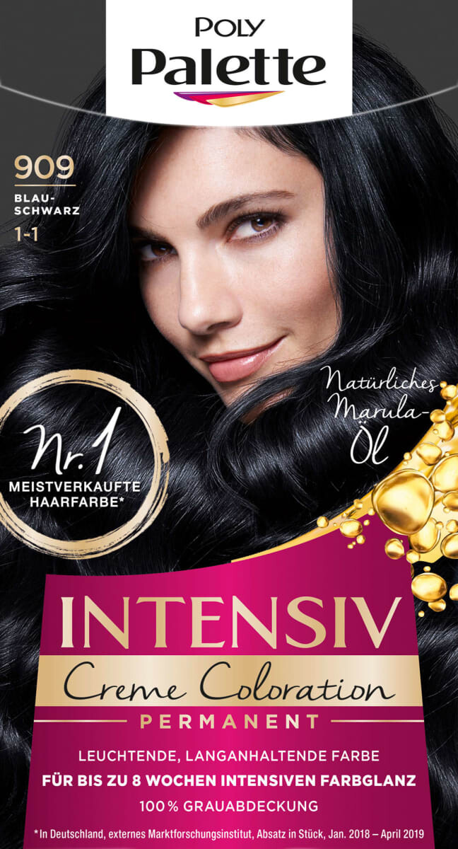 Краска для волос 909 сине-черный 1 шт. Poly Palette
Краска для волос 909 сине-черный 1 шт. Poly Palette