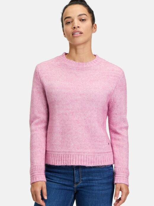 Вязаный свитер Betty & Co, розовый
Вязаный свитер Betty & Co, розовый