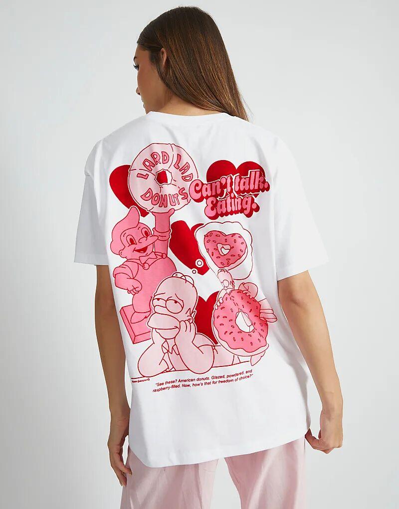 Футболка Skinnydip London с изображением гомера пончиков из сериала «Симпсоны» белого цвета
Футболка Skinnydip London с изображением гомера пончиков из сериала «Симпсоны» белого цвета