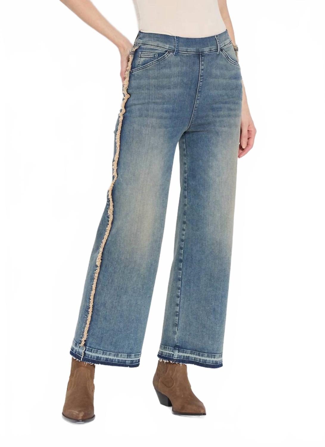 Lysse Женские джинсы Era Wide Leg синего цвета
Lysse Женские джинсы Era Wide Leg синего цвета