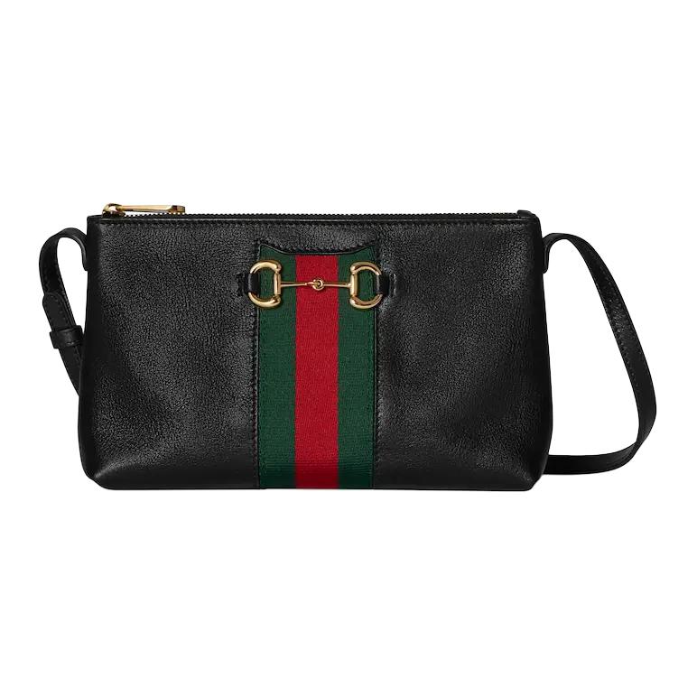 GUCCI Кожаная мини-сумка через плечо для женщин Black
GUCCI Кожаная мини-сумка через плечо для женщин Black