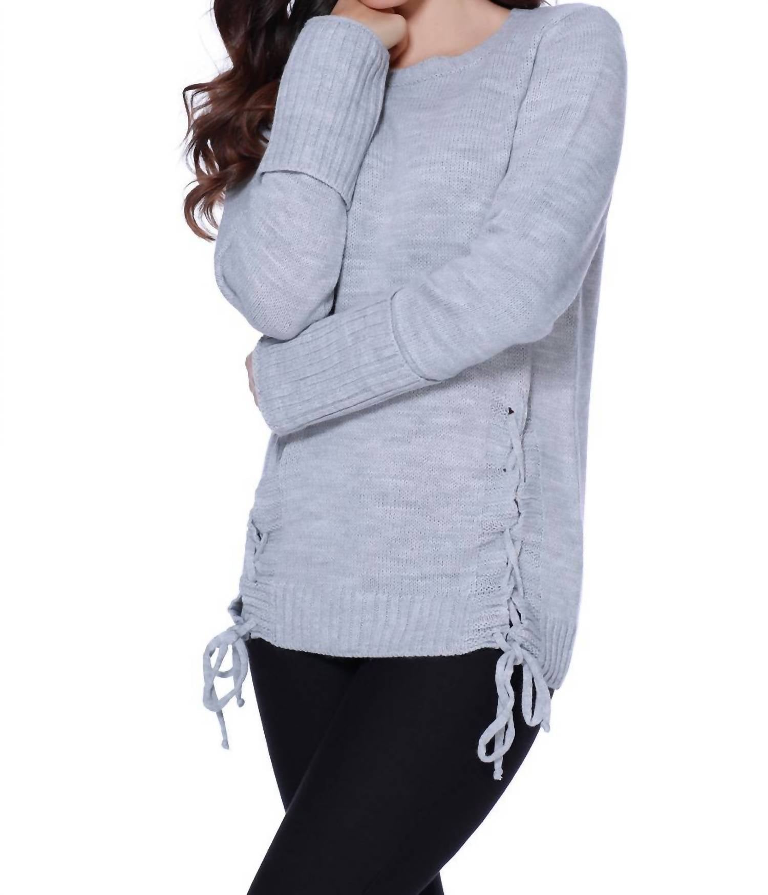 Свитер Parker Tie Up серого цвета french kyss
Свитер Parker Tie Up серого цвета french kyss