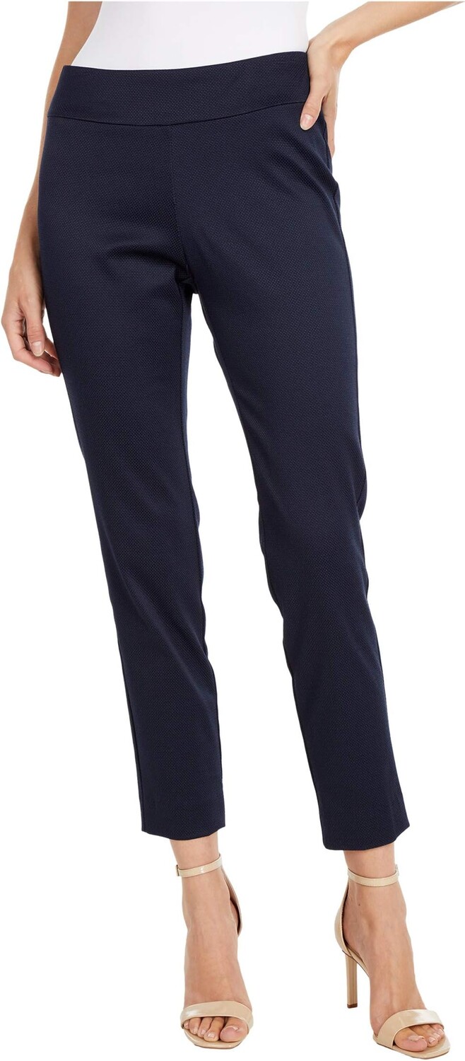 Брюки из пике без застежки до щиколотки Krazy Larry, темно-синий 
Брюки из пике без застежки до щиколотки Krazy Larry, темно-синий