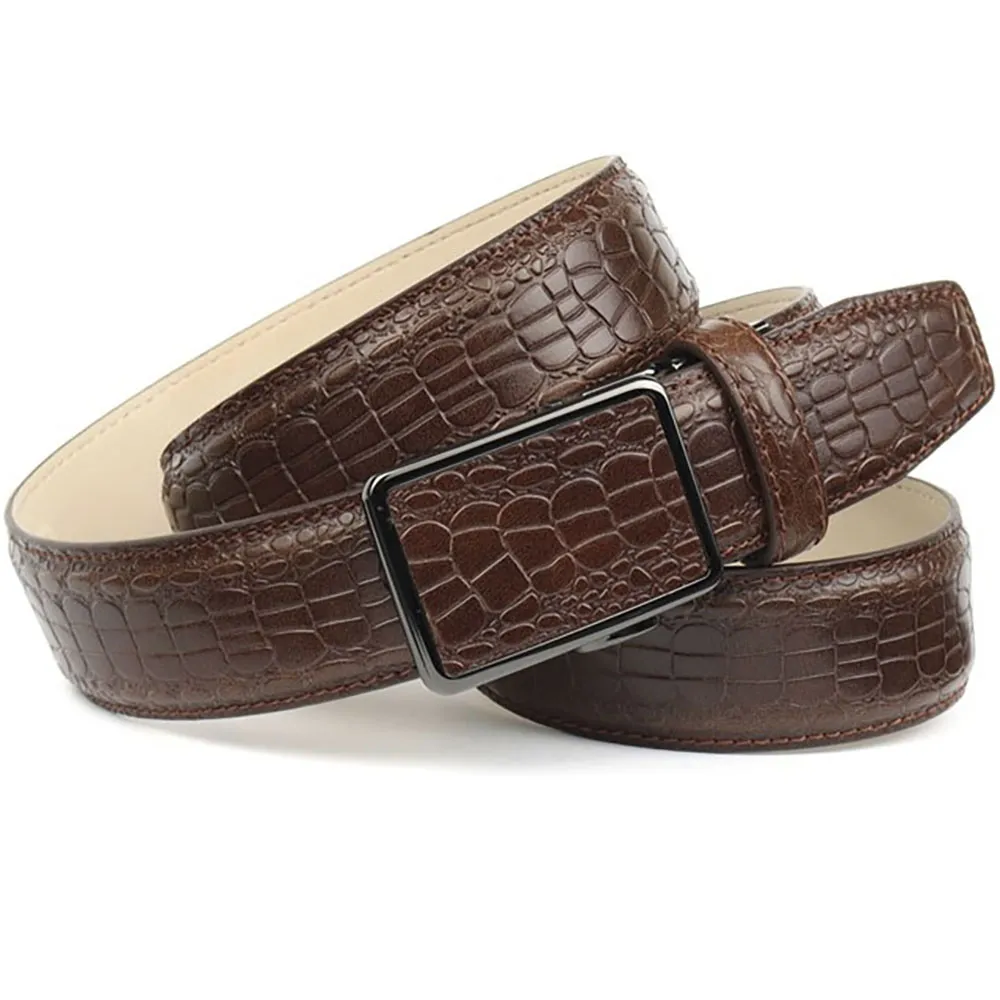 Кожаный ремень Anthoni Crown, автоматическая застежка, коричневый
Кожаный ремень Anthoni Crown, автоматическая застежка, коричневый