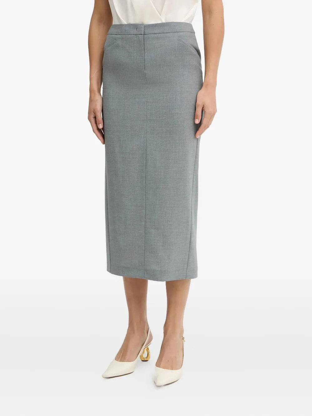 Юбка-карандаш длины миди Boss, серый
Юбка-карандаш длины миди Boss, серый