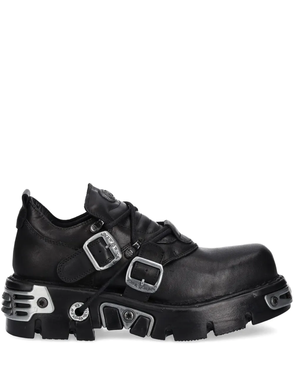 Туфли на шнуровке с пряжками New Rock, черный
Туфли на шнуровке с пряжками New Rock, черный