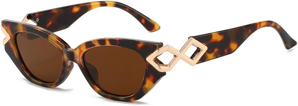 Модные солнцезащитные очки «кошачий глаз» с градиентными линзами, персонализированной оправой в виде скрепки, роскошным декором, защитой от УФ-излучения UV400 generic, Leopard Tea
Модные солнцезащитные очки «кошачий глаз» с градиентными линзами, персонализированной оправой в виде скрепки, роскошным декором, защитой от УФ-излучения UV400 generic, Leopard Tea