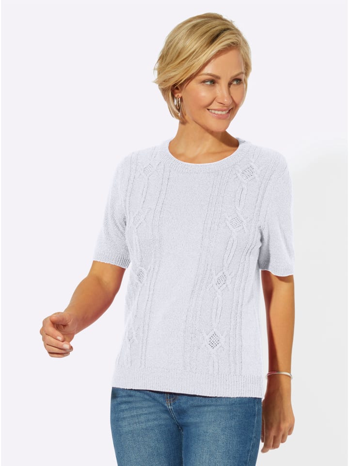 Белый свитер с круглым вырезом WITT WEIDEN
Белый свитер с круглым вырезом WITT WEIDEN