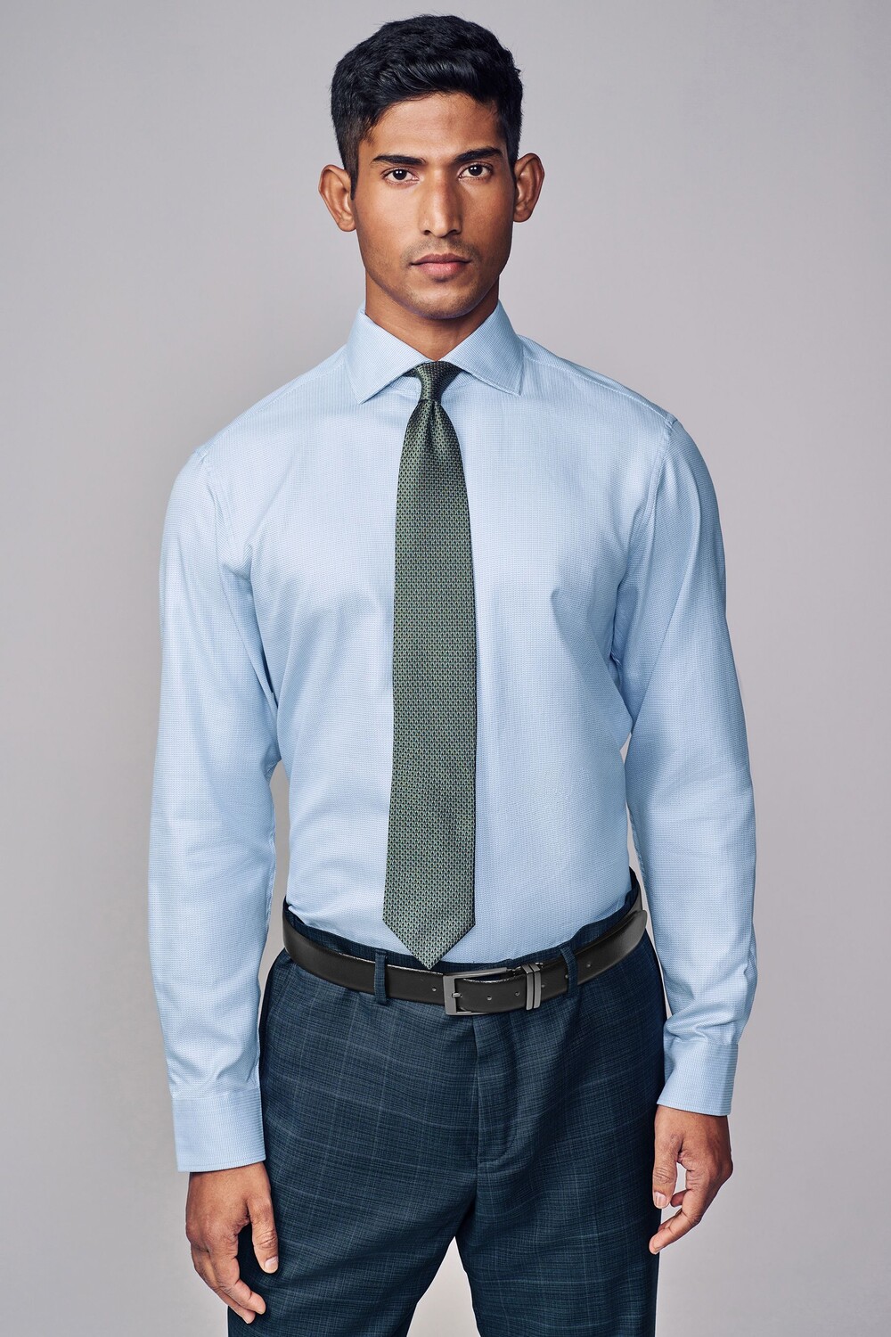 Рубашка из хлопка пима с фирменной текстурой, облегающего кроя, с одинарным манжетом и вырезным воротником Next, синий
Рубашка из хлопка пима с фирменной текстурой, облегающего кроя, с одинарным манжетом и вырезным воротником Next, синий