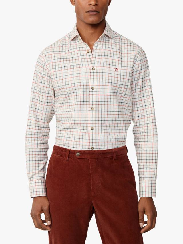 Фланелевая рубашка таттерсолл с приталенным кроем Hackett London, Off White/Multi
Фланелевая рубашка таттерсолл с приталенным кроем Hackett London, Off White/Multi