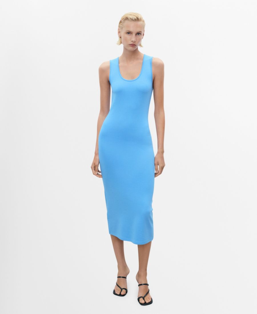 Женское приталенное платье миди MANGO, Blue
Женское приталенное платье миди MANGO, Blue